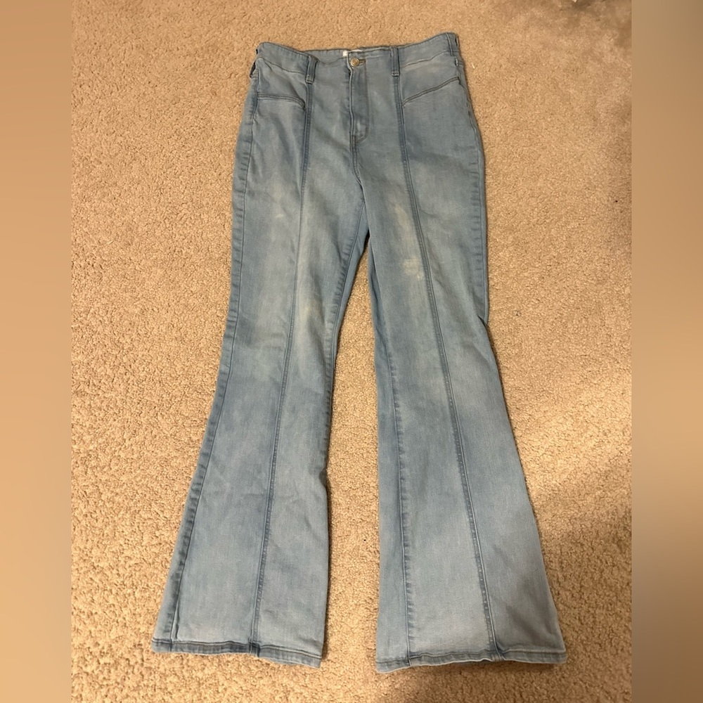these are size 12 bell bottom jeans